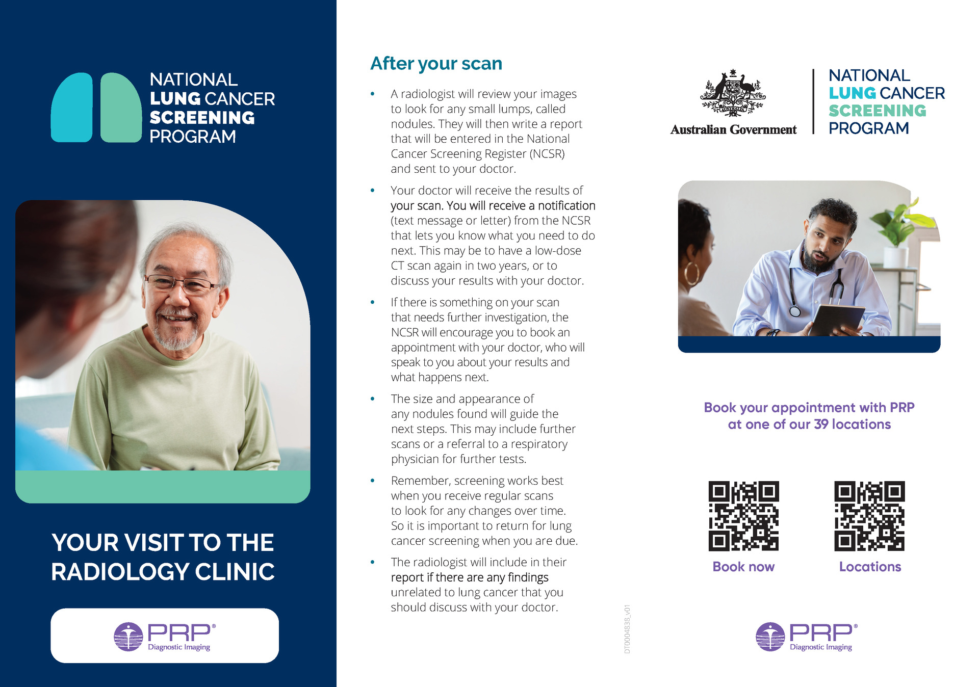 Patient Material PRP Lung Cancer Screening Program including eligibility criteria